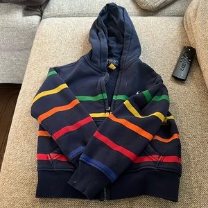 Rainbow polo sweatshirt in excellent condition. Size 4t